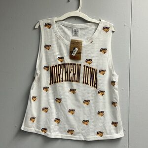 Rivalry Threads Women's White and Gold Mesh Jersey